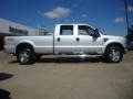 2008 Silver Metallic Ford F350 Super Duty Lariat Crew Cab 4x4  photo #5