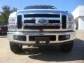 2008 Silver Metallic Ford F350 Super Duty Lariat Crew Cab 4x4  photo #7