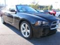 2012 Pitch Black Dodge Charger R/T Plus  photo #4