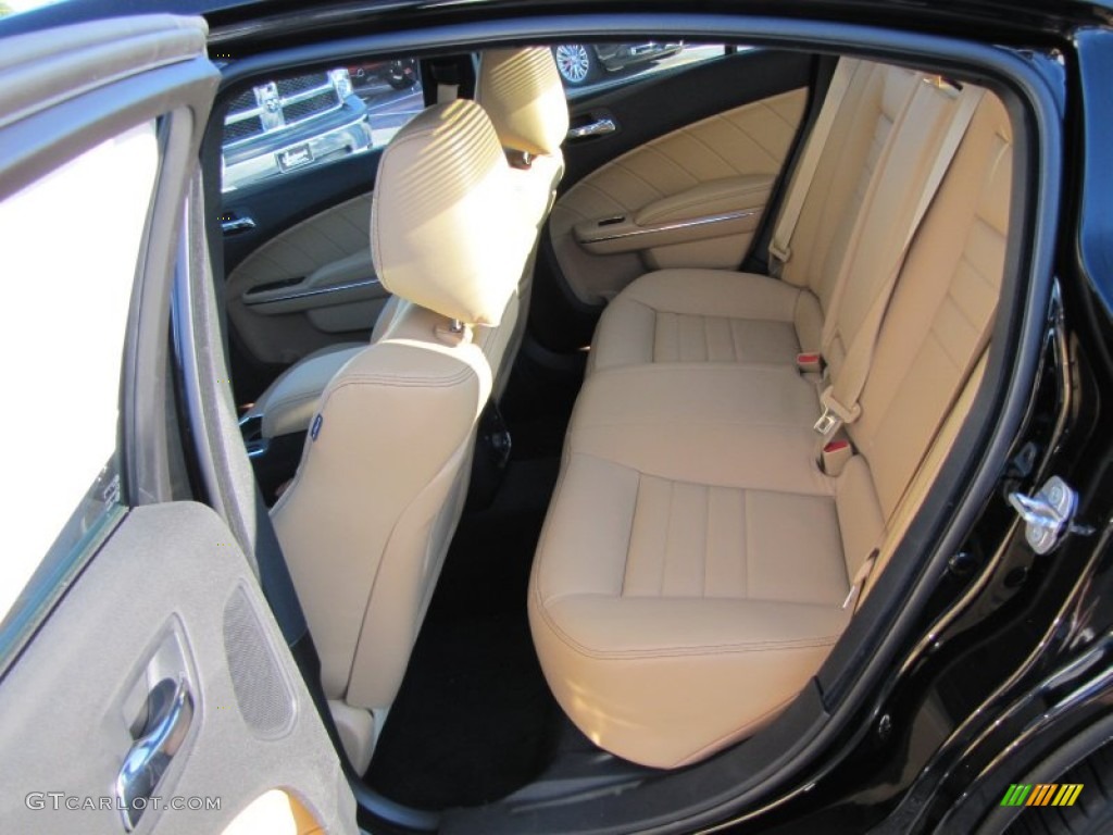 Tan/Black Interior 2012 Dodge Charger R/T Plus Photo #54917626