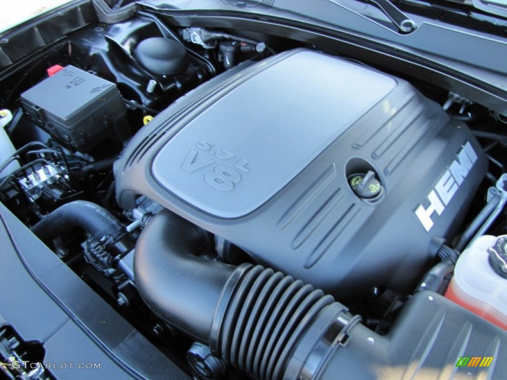 2012 Dodge Charger R/T Plus 5.7 Liter HEMI OHV 16-Valve V8 Engine Photo #54917665
