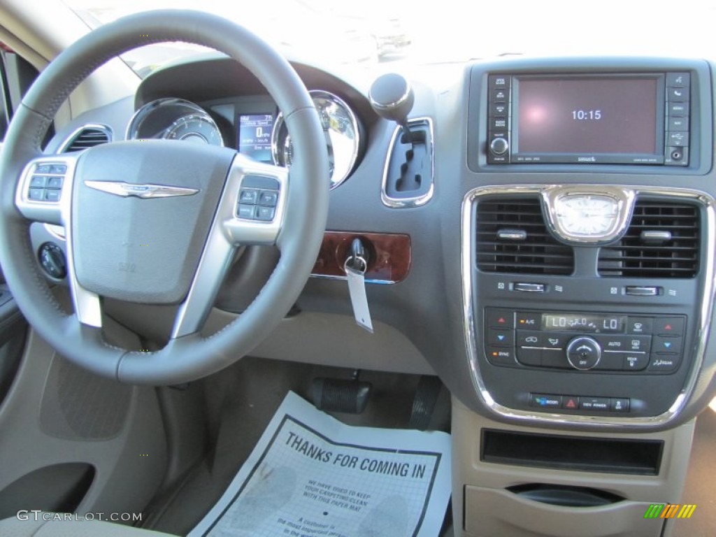 2012 Chrysler Town & Country Touring Dark Frost Beige/Medium Frost Beige Dashboard Photo #54918217