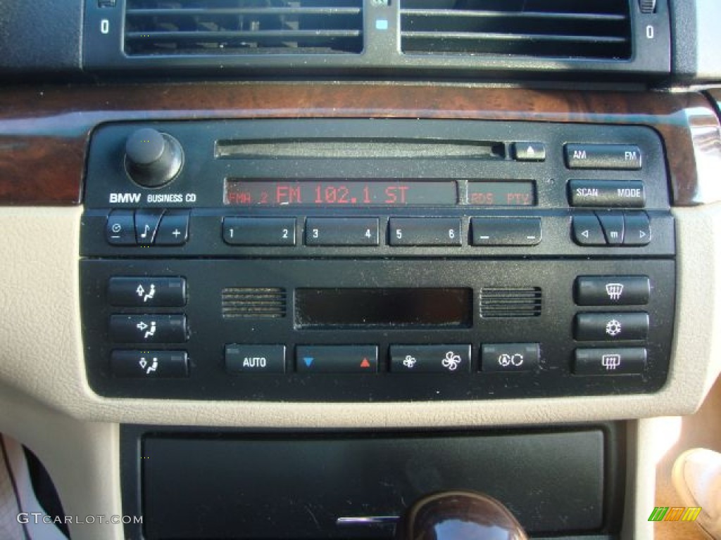 2002 3 Series 325i Sedan - Jet Black / Sand photo #21