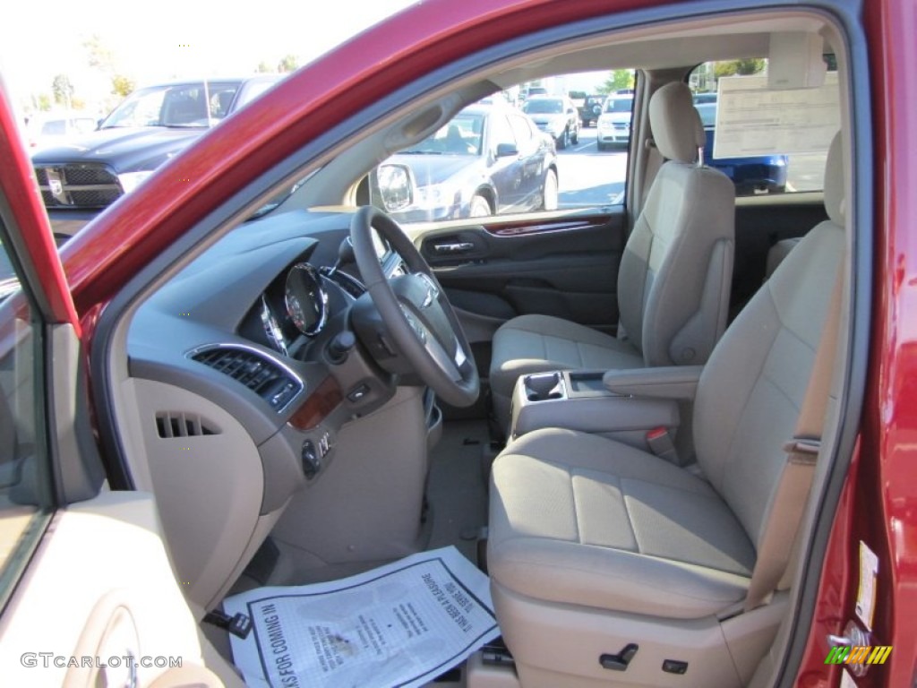 Dark Frost Beige/Medium Frost Beige Interior 2012 Chrysler Town & Country Touring Photo #54918406