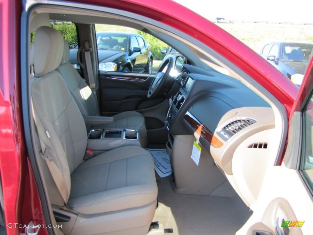 Dark Frost Beige/Medium Frost Beige Interior 2012 Chrysler Town & Country Touring Photo #54918433