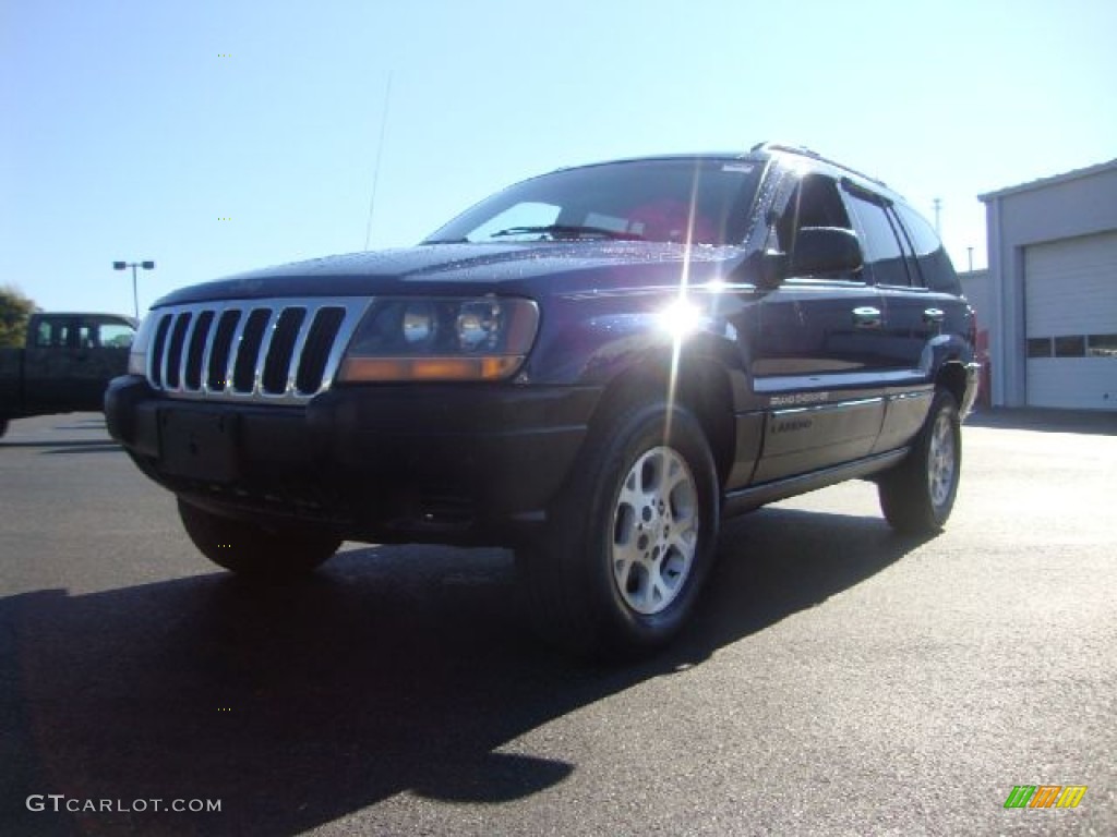 2000 Grand Cherokee Laredo 4x4 - Patriot Blue Pearlcoat / Taupe photo #1