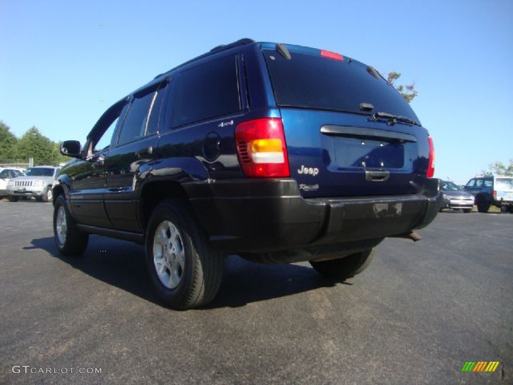 2000 Grand Cherokee Laredo 4x4 - Patriot Blue Pearlcoat / Taupe photo #3