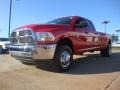 2012 Flame Red Dodge Ram 3500 HD ST Crew Cab 4x4 Dually  photo #1