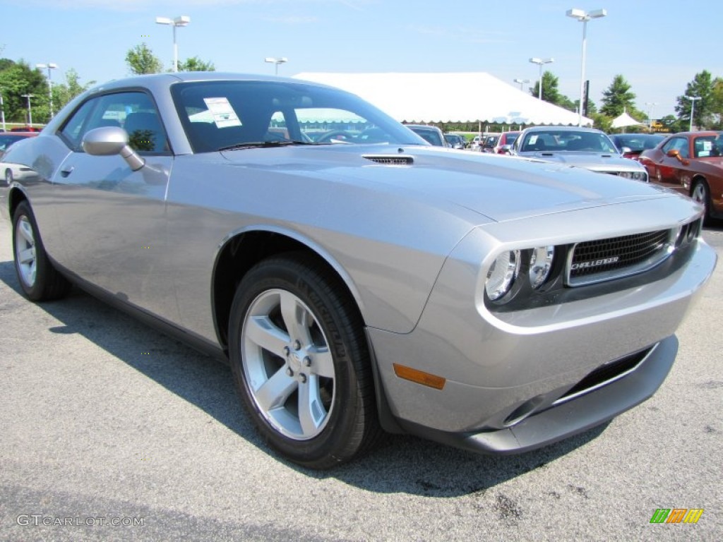 2011 Challenger SE - Billet Metallic / Dark Slate Gray photo #4