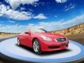 2008 Vibrant Red Infiniti G 37 Journey Coupe  photo #5