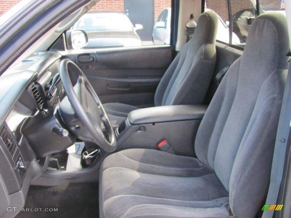 Dark Slate Gray Interior 2003 Dodge Dakota SXT Regular Cab Photo #54922300