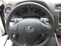 Ecru Beige Steering Wheel Photo for 2010 Lexus IS #54922468