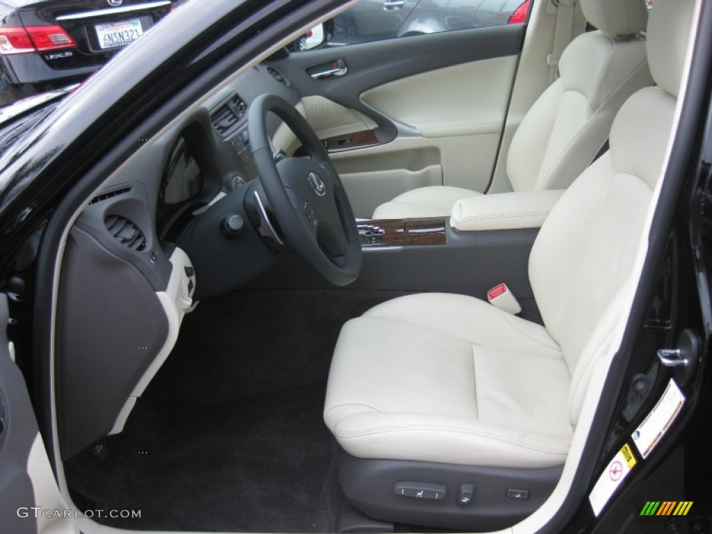 Ecru Beige Interior 2010 Lexus IS 250 Photo #54922477