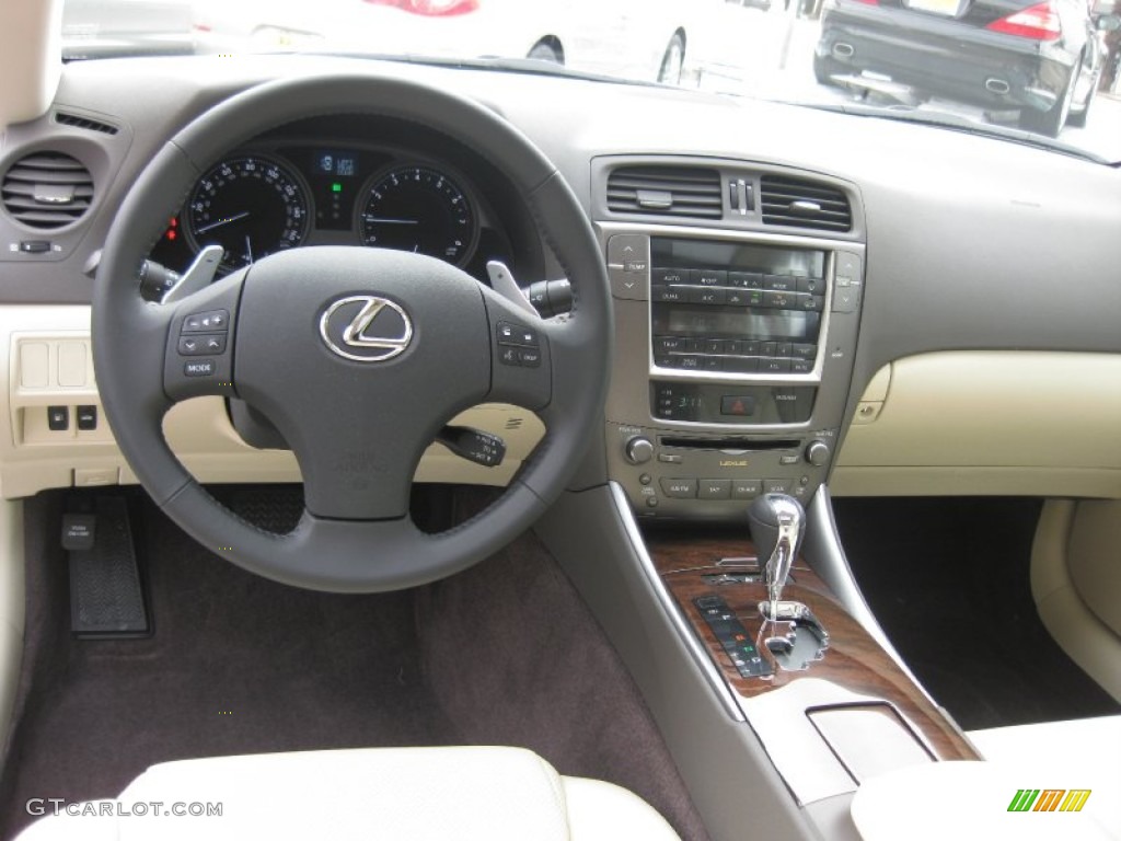 2010 Lexus IS 250 Ecru Beige Dashboard Photo #54922504