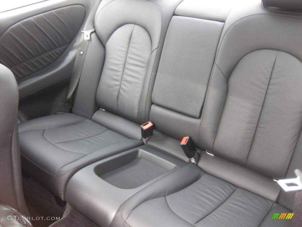 Black Interior 2009 Mercedes-Benz CLK 550 Coupe Photo #54922692