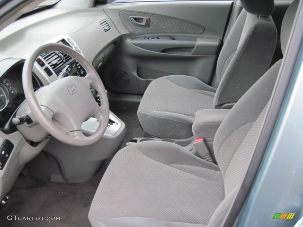 Gray Interior 2008 Hyundai Tucson SE Photo #54922918