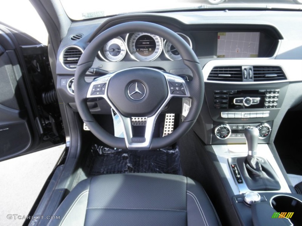 2012 Mercedes-Benz C 250 Coupe Black Dashboard Photo #54923428