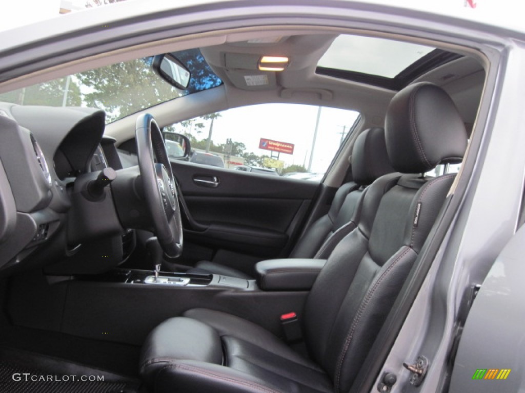 2009 Maxima 3.5 SV - Precision Gray Metallic / Charcoal photo #6