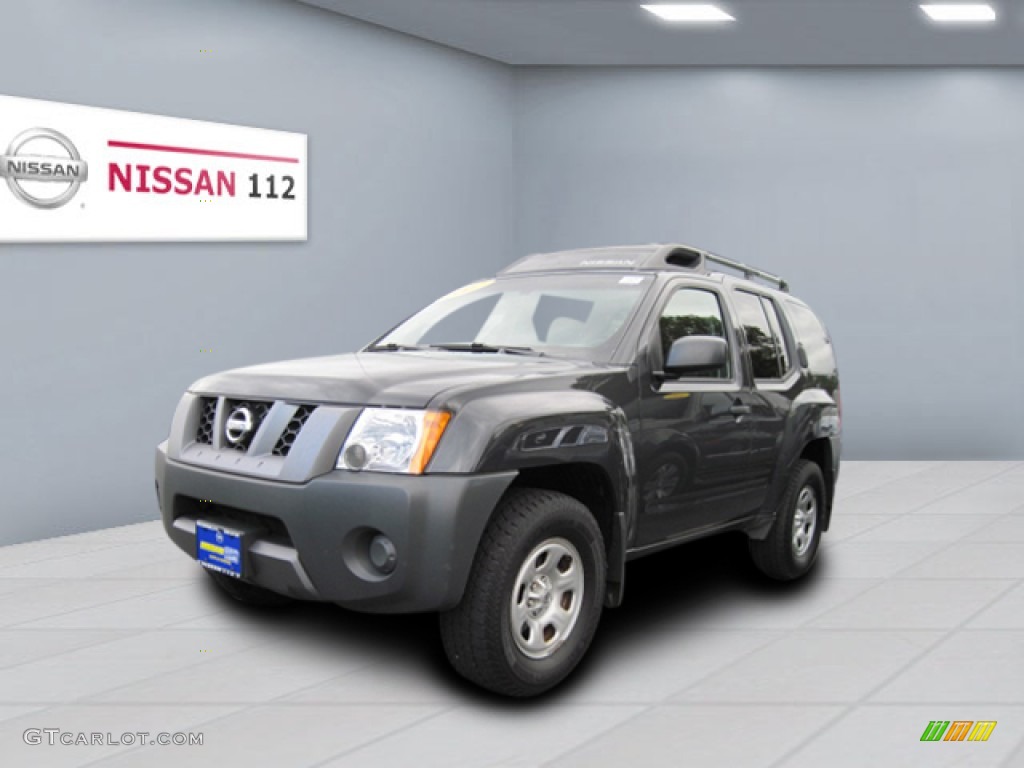 2007 Xterra X 4x4 - Night Armor Black Metallic / Graphite photo #1