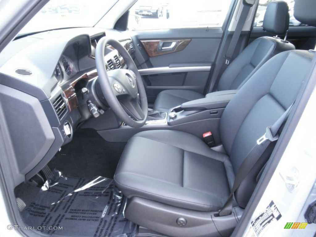 Black Interior 2012 Mercedes-Benz GLK 350 4Matic Photo #54923776