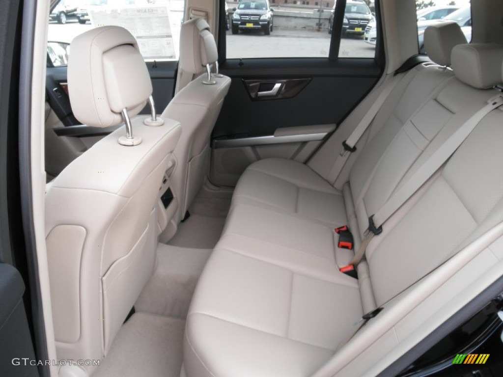 Almond/Black Interior 2012 Mercedes-Benz GLK 350 4Matic Photo #54923967