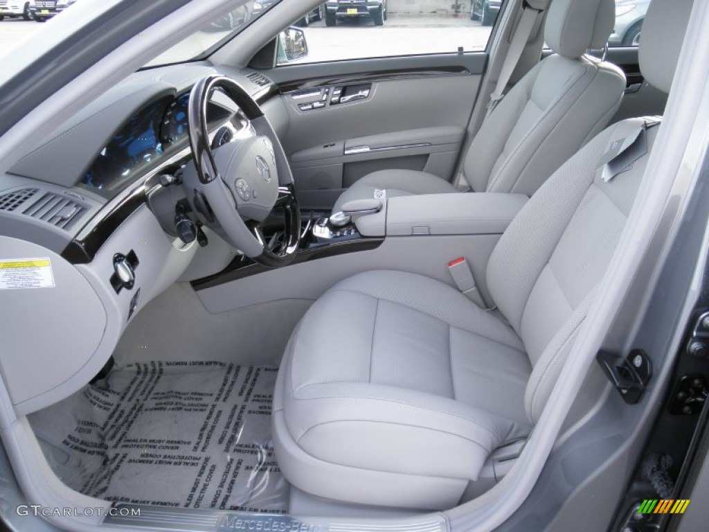 Ash/Grey Interior 2012 Mercedes-Benz S 350 BlueTEC 4Matic Photo #54924409
