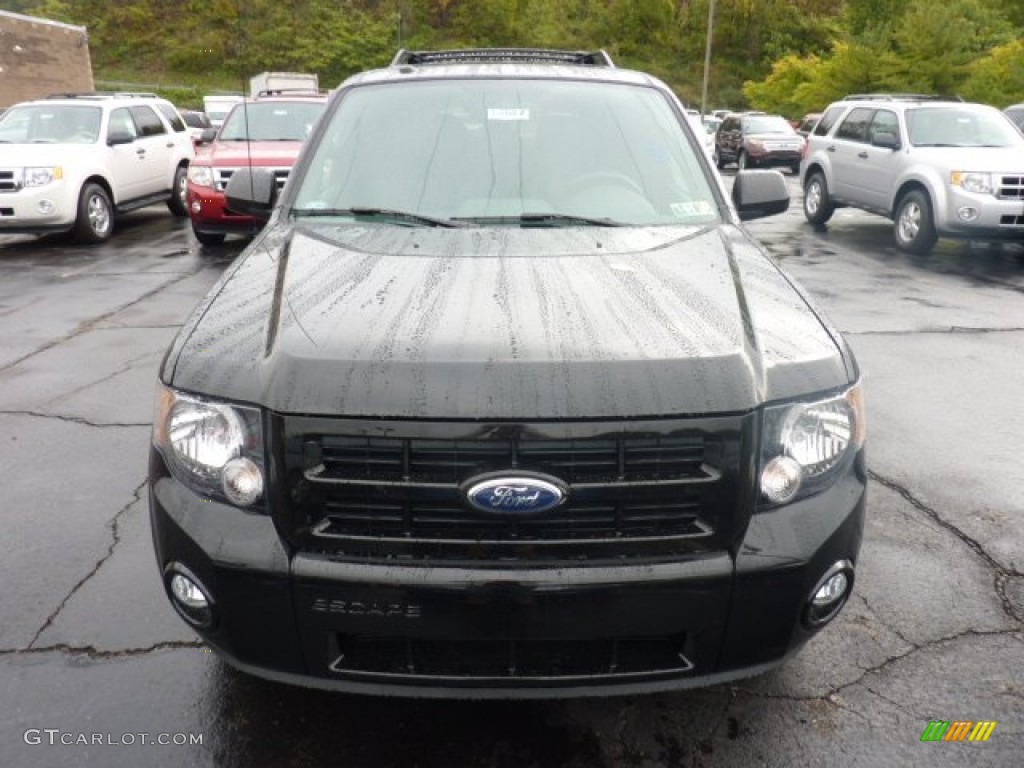 2012 Escape XLT Sport AWD - Ebony Black / Charcoal Black photo #6
