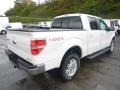 2011 White Platinum Metallic Tri-Coat Ford F150 Lariat SuperCrew 4x4  photo #2