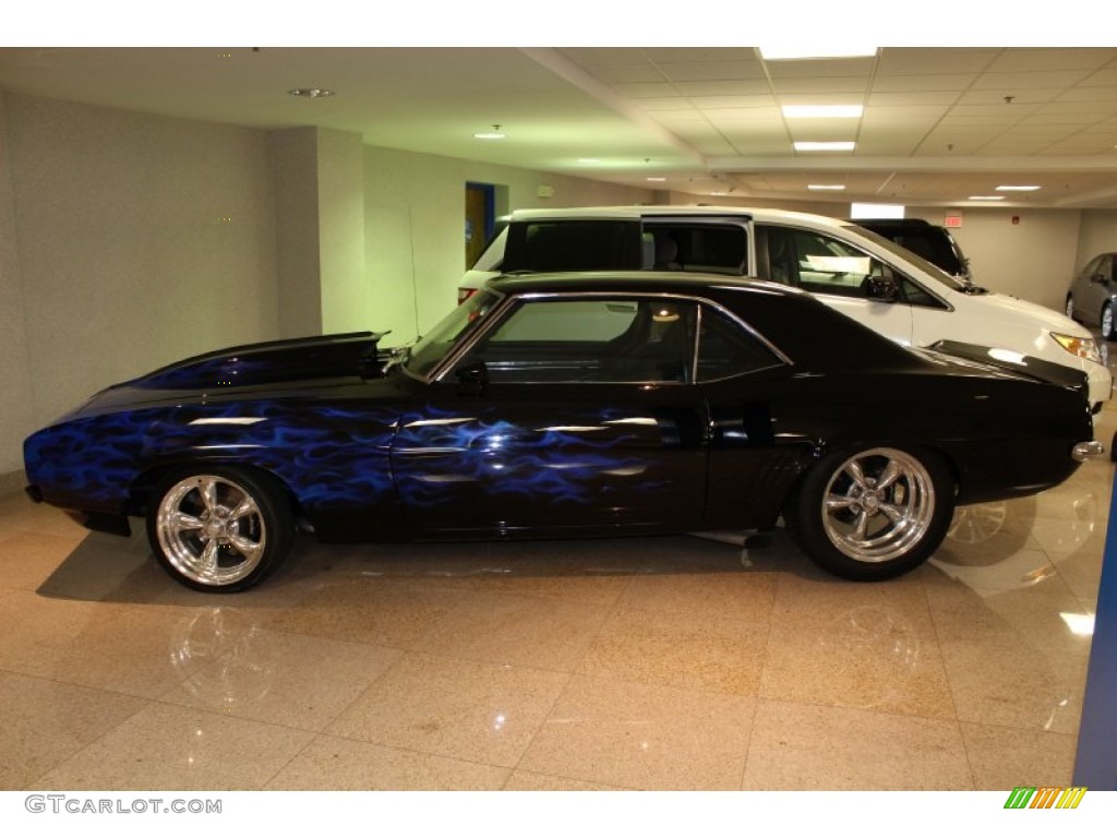 1969 Camaro Coupe - Black/Blue Flames / Black/Blue photo #2