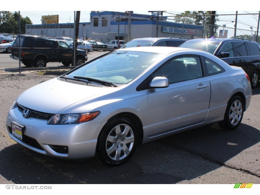 Alabaster Silver Metallic Honda Civic