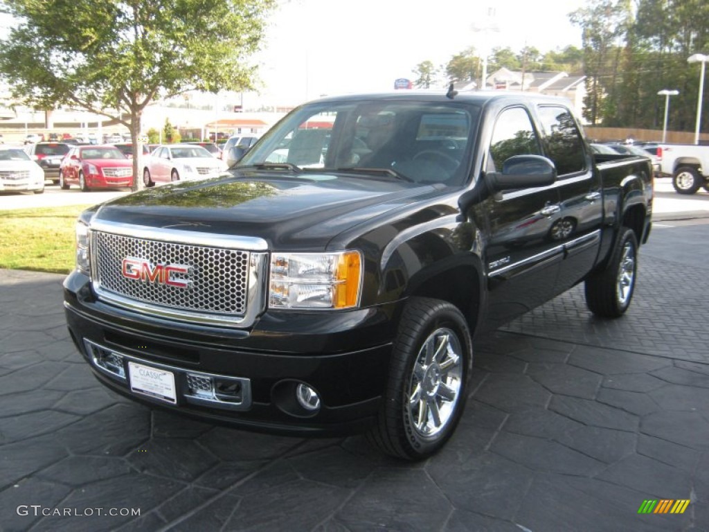 2012 Sierra 1500 Denali Crew Cab - Onyx Black / Ebony photo #1