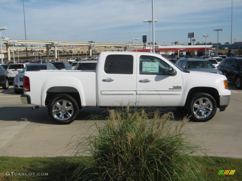 Summit White 2012 GMC Sierra 1500 SLE Crew Cab Exterior Photo #54927760