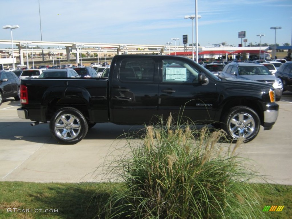 Onyx Black 2012 GMC Sierra 1500 SLE Crew Cab Exterior Photo #54927985