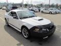 Oxford White 2002 Ford Mustang V6 Convertible Exterior