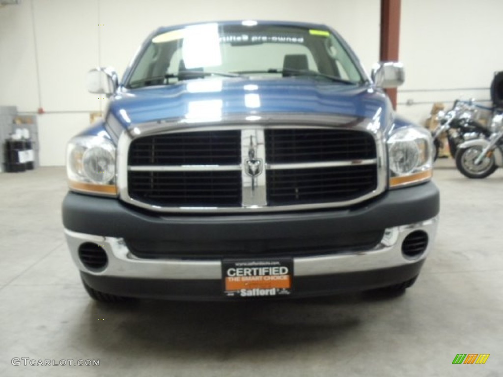 2006 Ram 1500 ST Regular Cab - Atlantic Blue Pearl / Medium Slate Gray photo #8