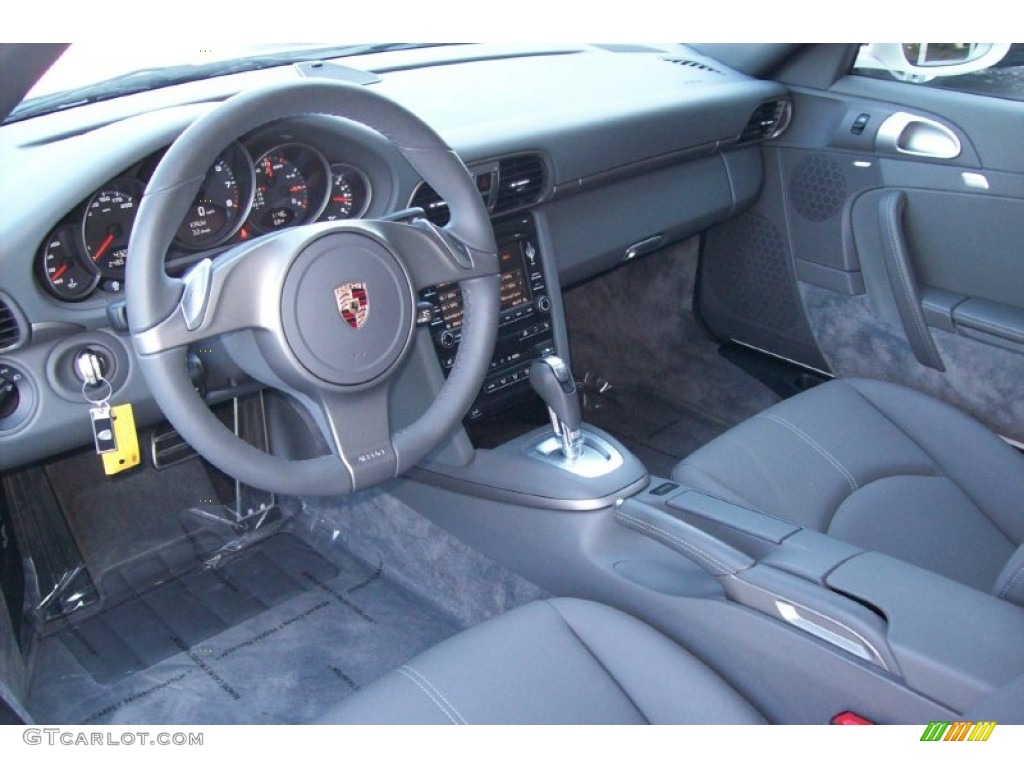 Stone Grey Interior 2009 Porsche 911 Carrera Coupe Photo #54930064