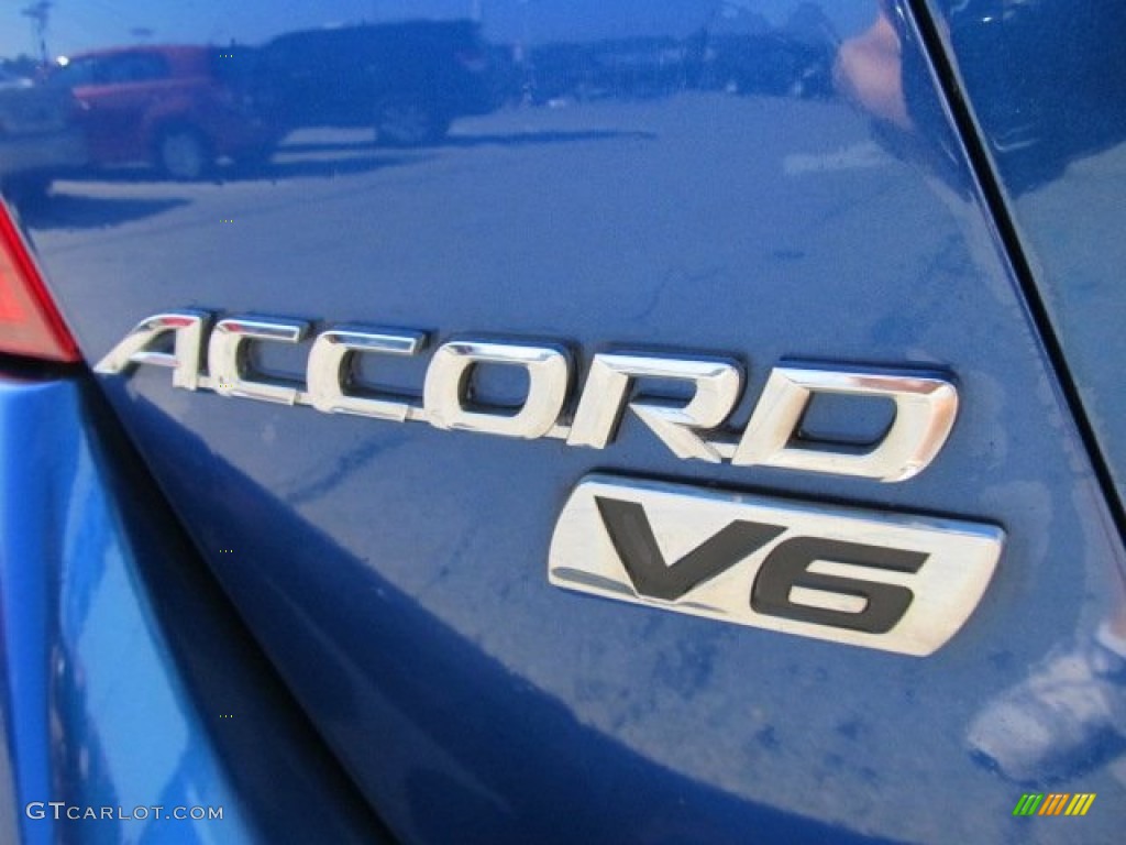 2006 Accord EX-L V6 Sedan - Sapphire Blue Pearl / Black photo #6