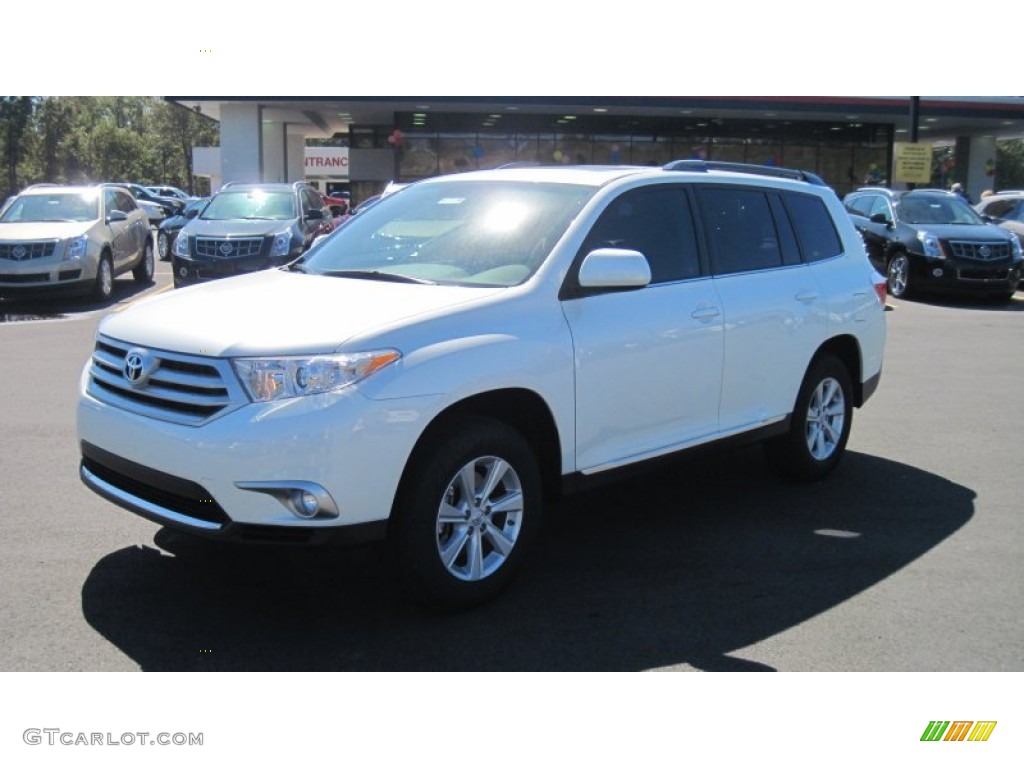 2012 Highlander SE - Blizzard White Pearl / Sand Beige photo #1