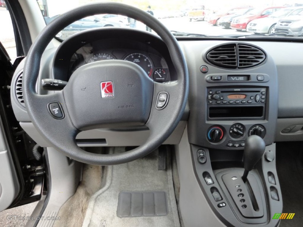2002 Saturn VUE V6 AWD Gray Dashboard Photo #54932476
