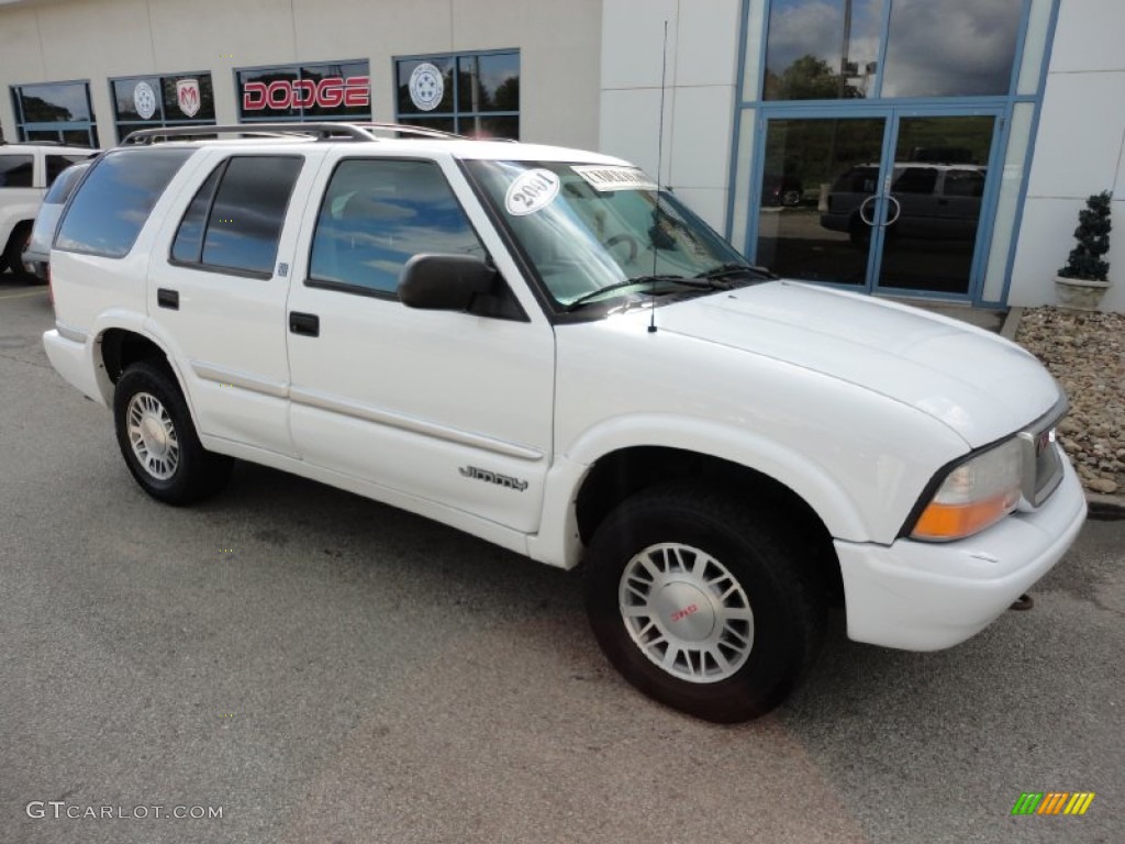 2001 Jimmy SLE 4x4 - Summit White / Pewter photo #2