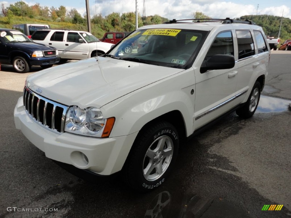 2006 Grand Cherokee Limited 4x4 - Stone White / Medium Slate Gray photo #4