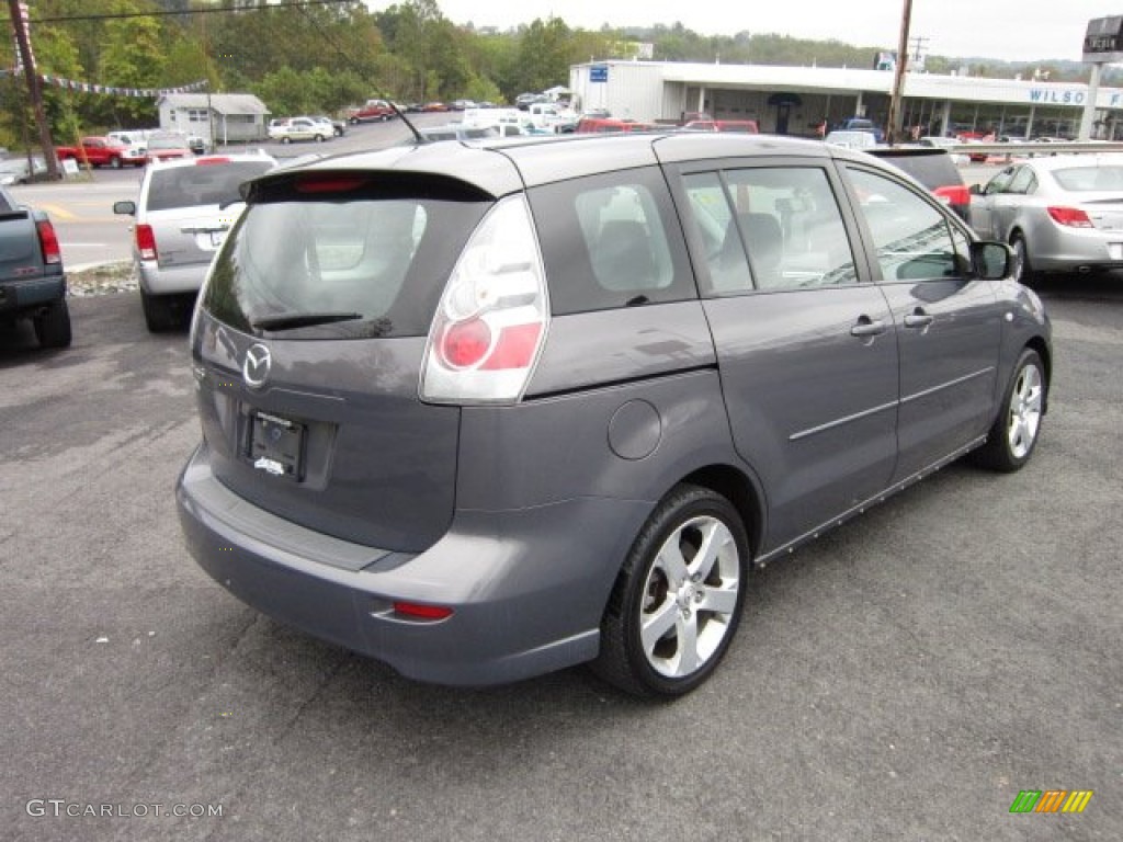 2007 MAZDA5 Sport - Galaxy Gray Mica / Black photo #7