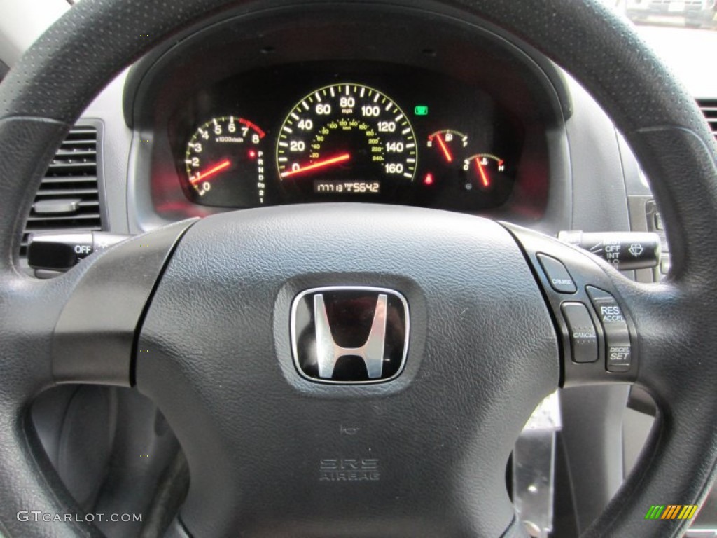 2003 Accord LX Sedan - Graphite Pearl / Gray photo #24