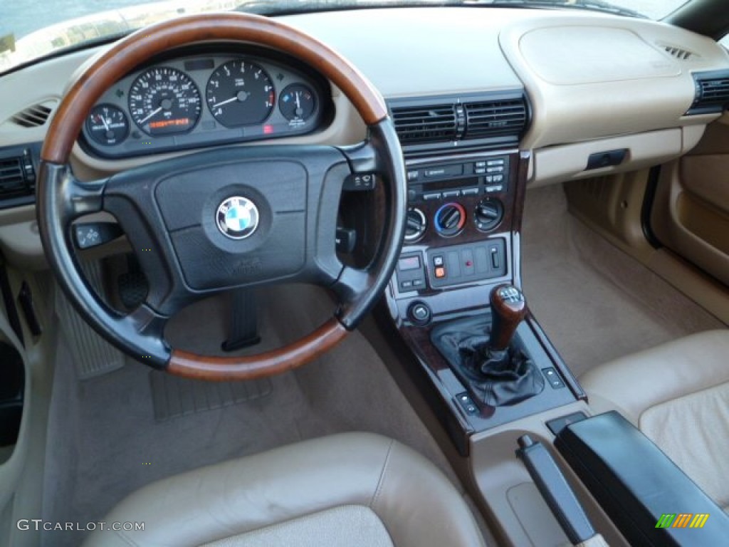 1997 BMW Z3 2.8 Roadster Beige Dashboard Photo #54933571