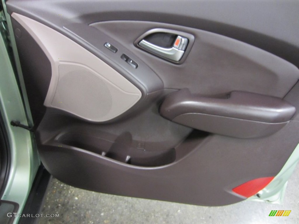 2011 Hyundai Tucson GLS AWD Taupe Door Panel Photo #54933628