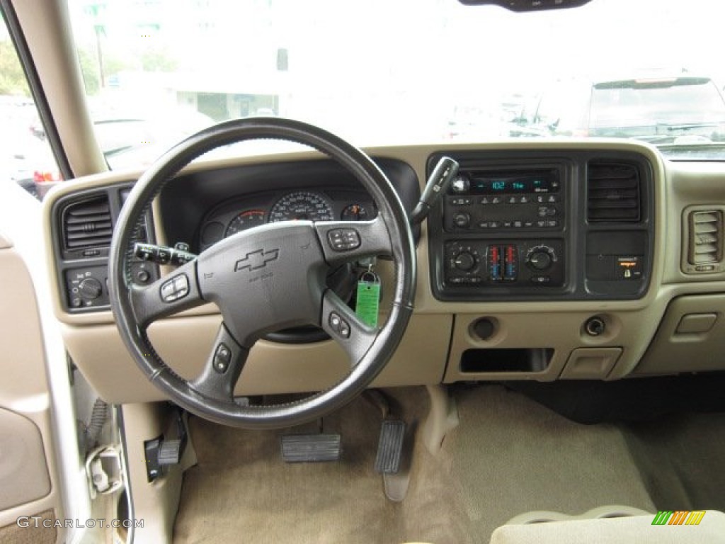 2003 Chevrolet Silverado 2500HD LS Extended Cab 4x4 Tan Dashboard Photo #54933742