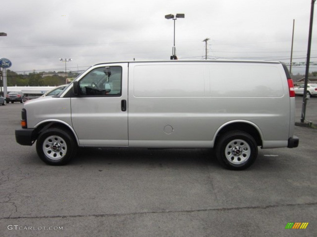 Pure Silver Metallic 2012 GMC Savana Van 1500 Cargo Exterior Photo #54934156