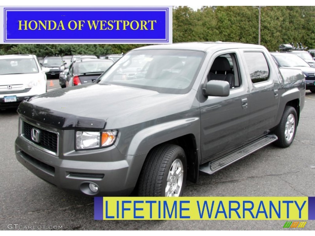 2008 Ridgeline RTL - Nimbus Gray Metallic / Gray photo #1