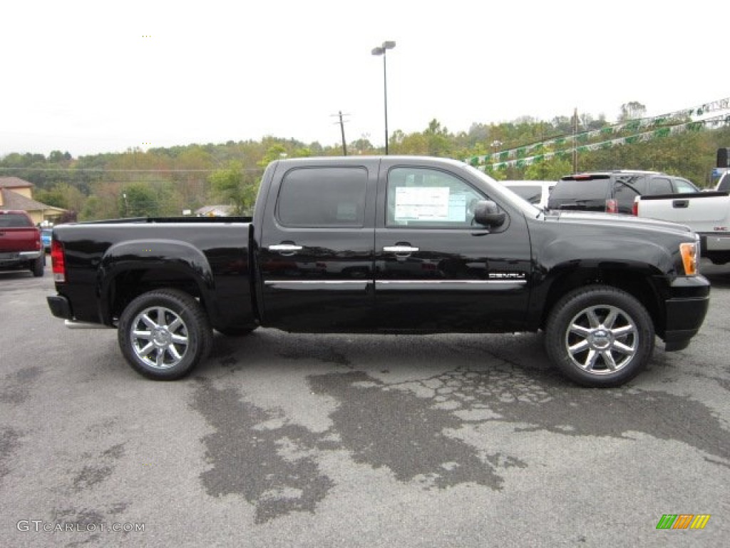 Onyx Black 2012 GMC Sierra 1500 Denali Crew Cab 4x4 Exterior Photo #54934369