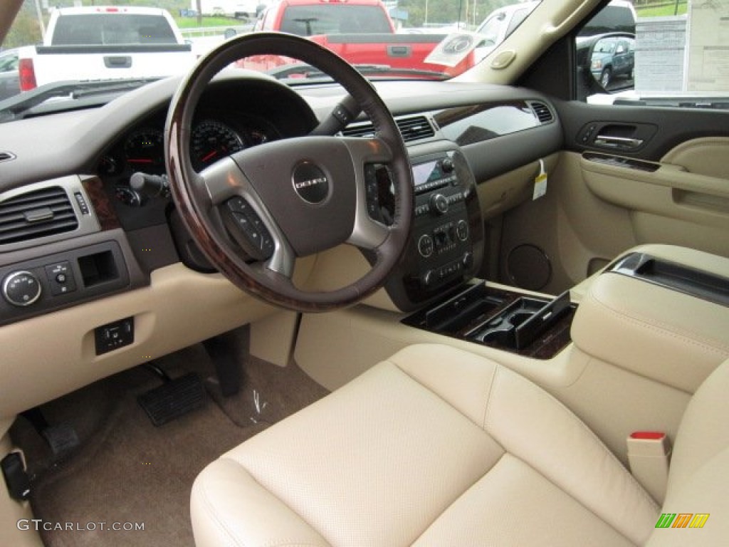 Cocoa/Light Cashmere Interior 2012 GMC Sierra 1500 Denali Crew Cab 4x4 Photo #54934441